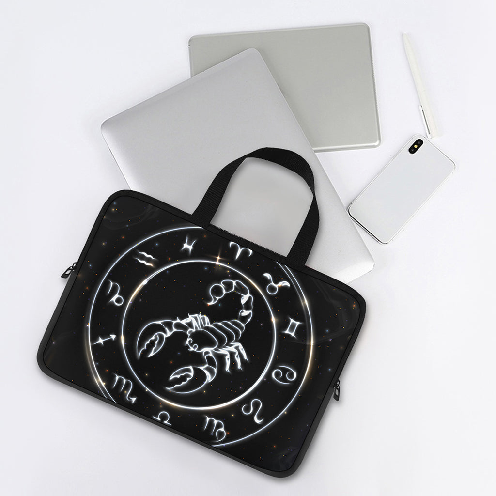 Astrology Scorpio Sign Print Laptop Sleeve With Handle