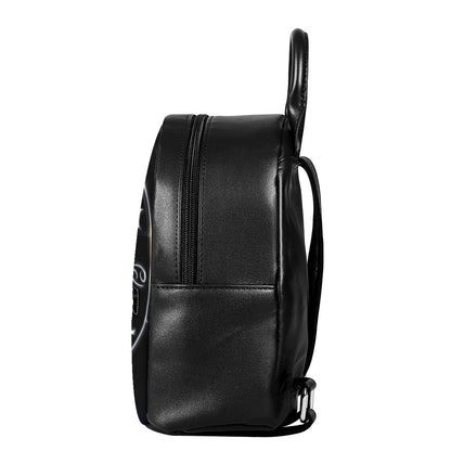 Astrology Scorpio Sign Print Leather Backpack