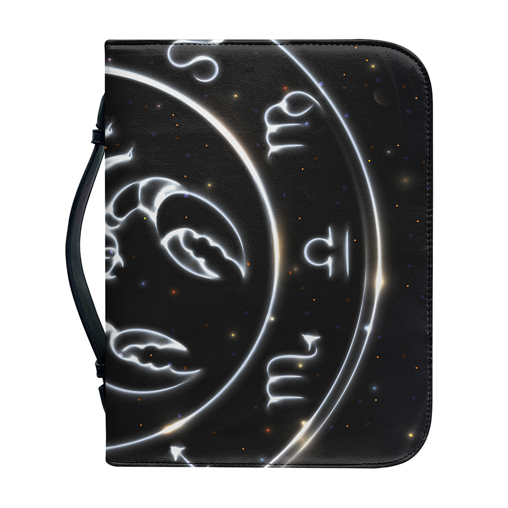 Astrology Scorpio Sign Print Leather Bible Cover