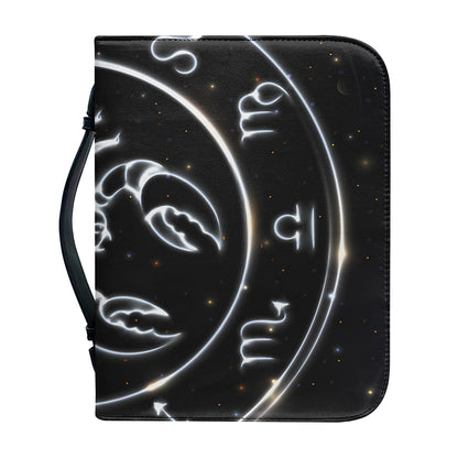 Astrology Scorpio Sign Print Leather Bible Cover