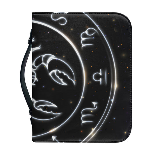Astrology Scorpio Sign Print Leather Bible Cover