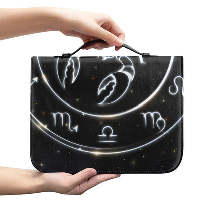 Astrology Scorpio Sign Print Leather Bible Cover