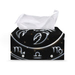 Astrology Scorpio Sign Print Leather Tissue Box Cover