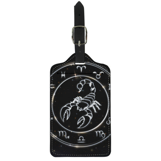 Astrology Scorpio Sign Print Luggage Tag
