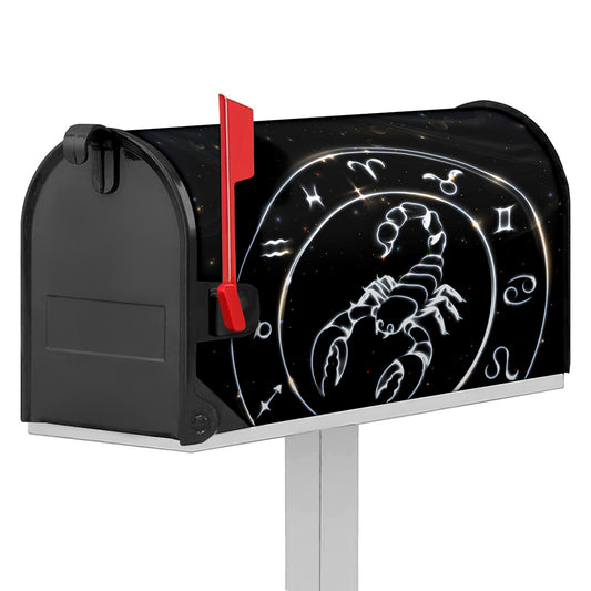 Astrology Scorpio Sign Print Mailbox Cover