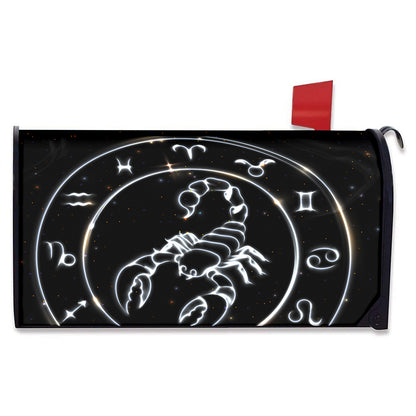 Astrology Scorpio Sign Print Mailbox Cover