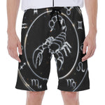 Astrology Scorpio Sign Print Men's Beach Shorts