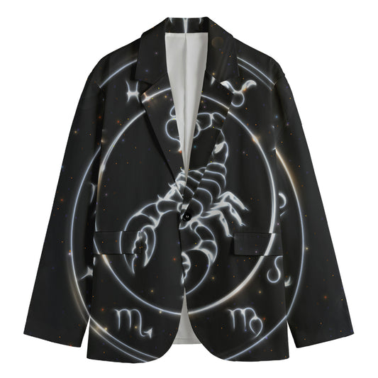 Astrology Scorpio Sign Print Men's Blazer