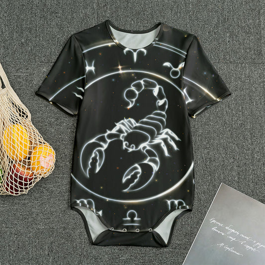 Astrology Scorpio Sign Print Men's Bodysuit