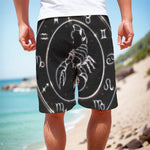 Astrology Scorpio Sign Print Men's Cargo Shorts