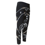 Astrology Scorpio Sign Print Men's Compression Pants