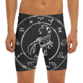 Astrology Scorpio Sign Print Men's Long Boxer Briefs