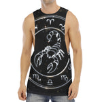 Astrology Scorpio Sign Print Men's Muscle Tank Top