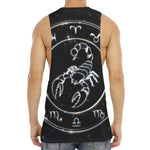 Astrology Scorpio Sign Print Men's Muscle Tank Top
