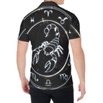 Astrology Scorpio Sign Print Men's Shirt