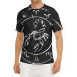 Astrology Scorpio Sign Print Men's Short Sleeve Rash Guard