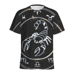Astrology Scorpio Sign Print Men's Sports T-Shirt