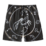 Astrology Scorpio Sign Print Men's Swim Trunks