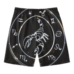 Astrology Scorpio Sign Print Men's Swim Trunks