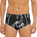 Astrology Scorpio Sign Print Men's Triangle Swim Briefs