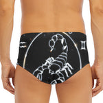 Astrology Scorpio Sign Print Men's Triangle Swim Briefs