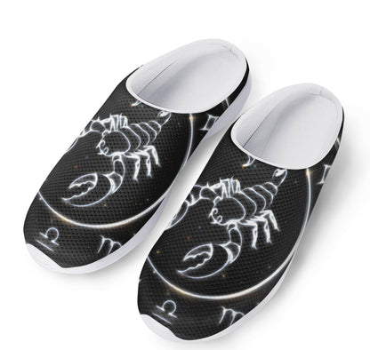 Astrology Scorpio Sign Print Mesh Casual Shoes