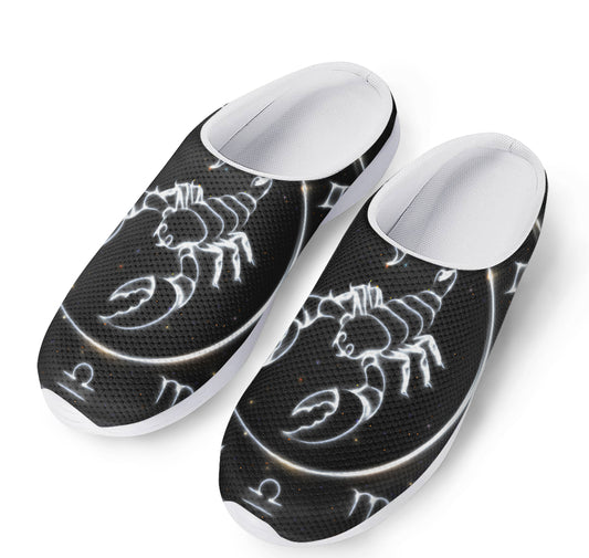 Astrology Scorpio Sign Print Mesh Casual Shoes