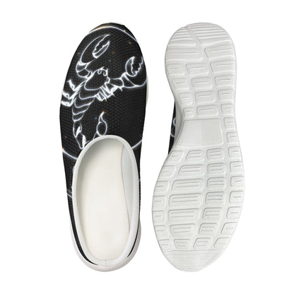 Astrology Scorpio Sign Print Mesh Casual Shoes