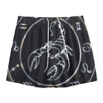 Astrology Scorpio Sign Print Mesh Shorts