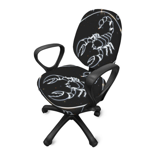 Astrology Scorpio Sign Print Office Chair Cover