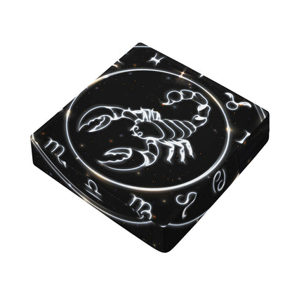 Astrology Scorpio Sign Print Outdoor Seat Cushion Cover