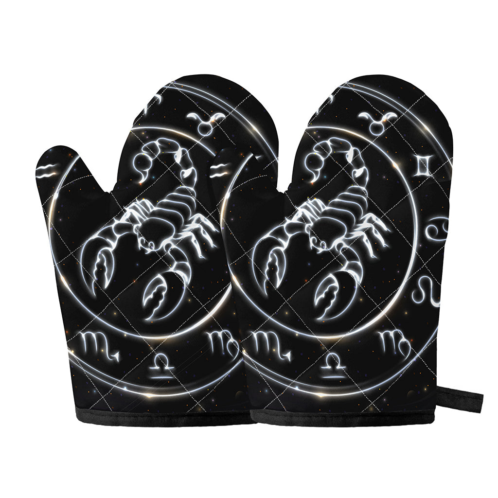 Astrology Scorpio Sign Print Oven Mitts