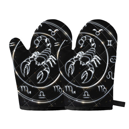 Astrology Scorpio Sign Print Oven Mitts