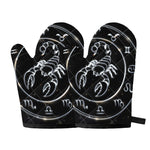 Astrology Scorpio Sign Print Oven Mitts