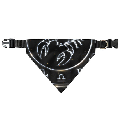 Astrology Scorpio Sign Print Over The Collar Dog Bandana