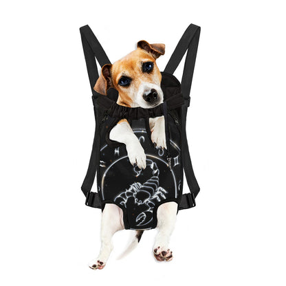 Astrology Scorpio Sign Print Pet Carrier Backpack