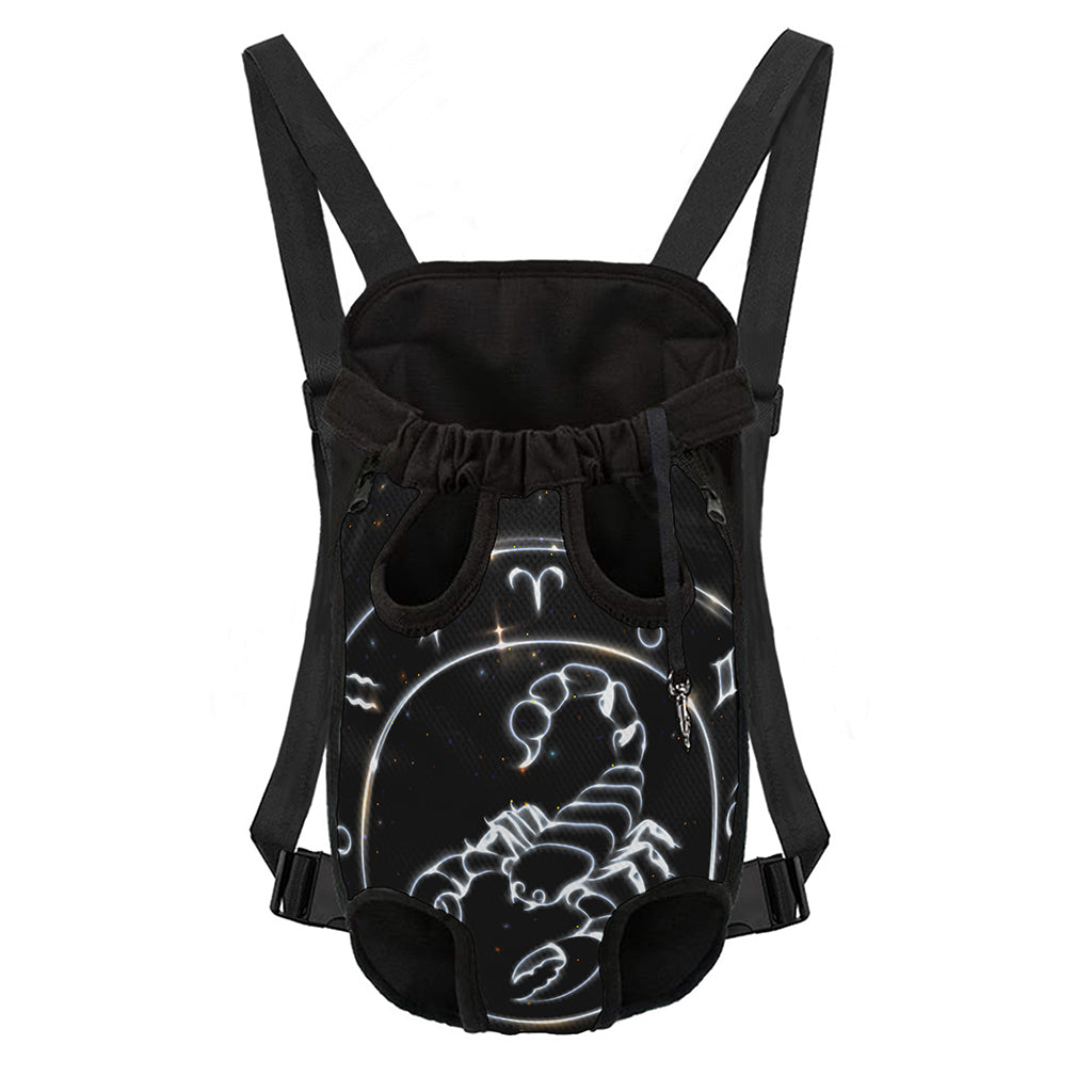 Astrology Scorpio Sign Print Pet Carrier Backpack