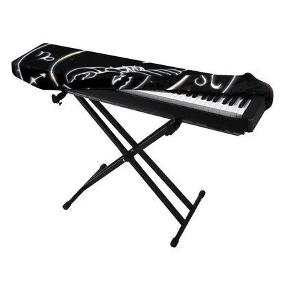 Astrology Scorpio Sign Print Piano Keyboard Cover