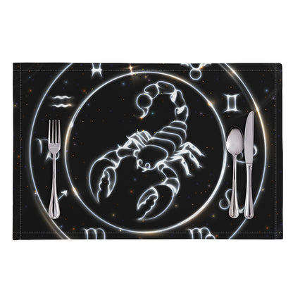 Astrology Scorpio Sign Print Placemat