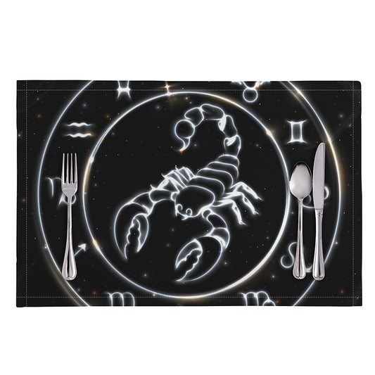Astrology Scorpio Sign Print Placemat