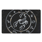 Astrology Scorpio Sign Print Polyester Doormat