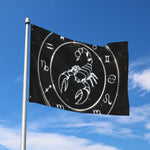 Astrology Scorpio Sign Print Polyester Flag