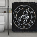 Astrology Scorpio Sign Print Polyester Shower Curtain