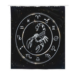 Astrology Scorpio Sign Print Polyester Shower Curtain
