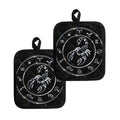 Astrology Scorpio Sign Print Pot Holders