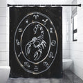 Astrology Scorpio Sign Print Premium Shower Curtain