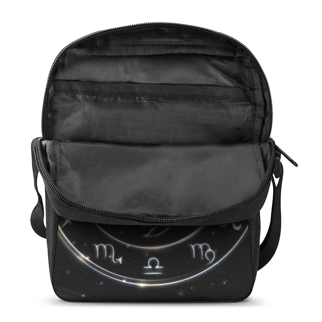 Astrology Scorpio Sign Print Rectangular Crossbody Bag