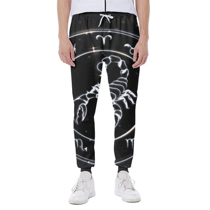 Astrology Scorpio Sign Print Scuba Joggers
