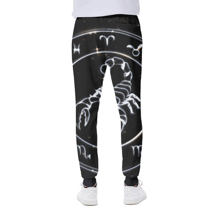 Astrology Scorpio Sign Print Scuba Joggers