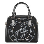 Astrology Scorpio Sign Print Shoulder Handbag